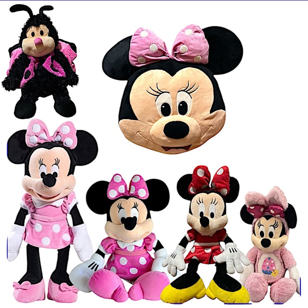 Disney Minnie Mouse Stuffed Animal Toys Large Plush Pillow